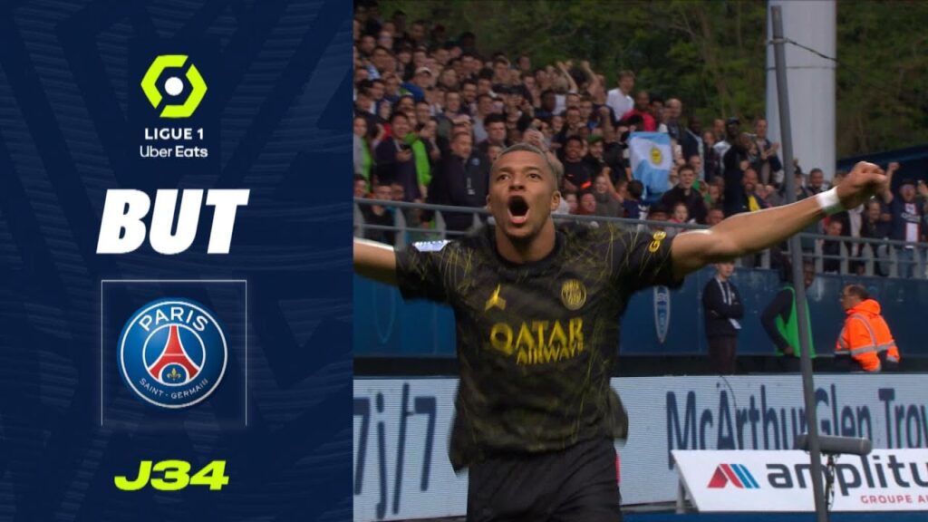 But Kylian MBAPPE (8' - PSG) ESTAC TROYES - PARIS SAINT-GERMAIN (1-3) 22/23