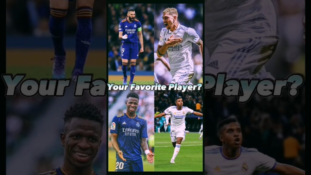 Benzema, Vinicius, Federico Valverde and Rodrygo: Your Favorite? #shorts #benzema #vinicius