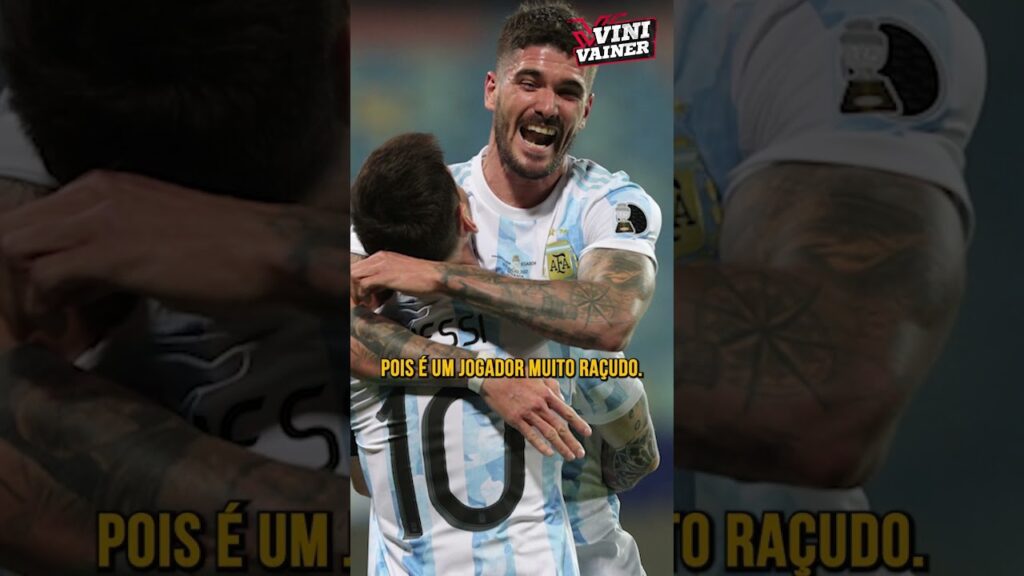 DE PAUL, O SEGURANÇA DE MESSI #shorts