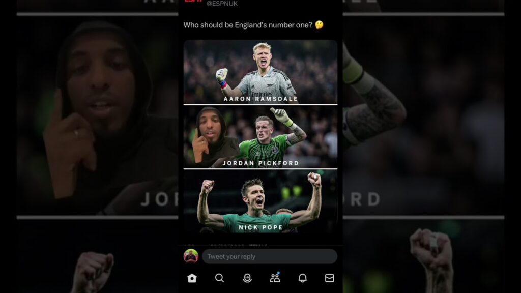 Nick Pope, Aaron Ramsdale, or Jordan Pickford who should start for England? #shorts #goalkeeper