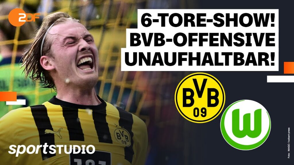 Borussia Dortmund – VfL Wolfsburg Highlights | Bundesliga, 31. Spieltag Saison 2022/23 | sportstudio