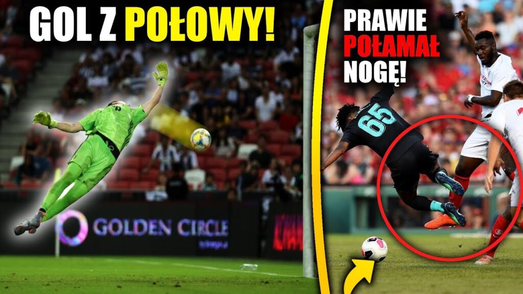 Wojciech Szczęsny BEZ SZANS! Gol z połowy! Prawie POŁAMAŁ mu nogę! Piłkarz Liverpoolu oszalał!