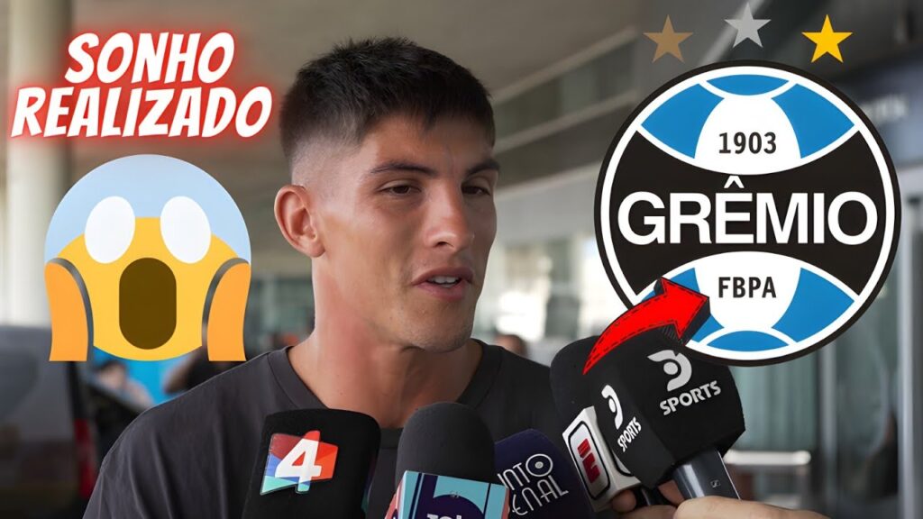 SERGIO ROCHET CHEGOU EM PORTO ALEGRE  CONTRATADO PELO GRÊMIO TUDO CONFIRMADO NOTÍCIAS DO GRÊMIO