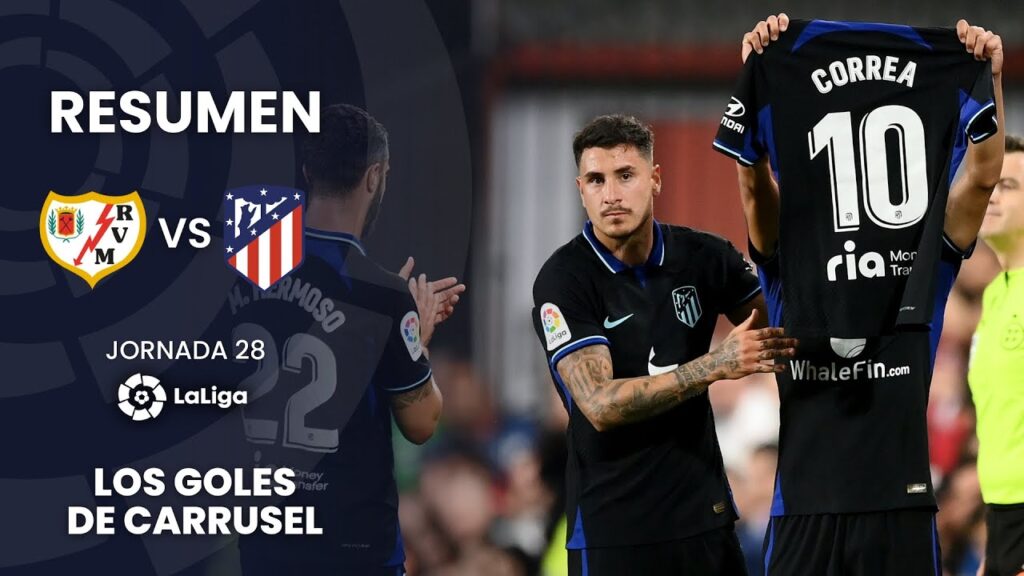 ¡El Atleti le dedica la victoria a Ángel Correa! -Resumen del Rayo Vallecano 1-2 Atlético de Madrid ¡El Atleti le dedica la victoria a Ángel Correa! -Resumen del Rayo Vallecano 1-2 Atlético de Madrid