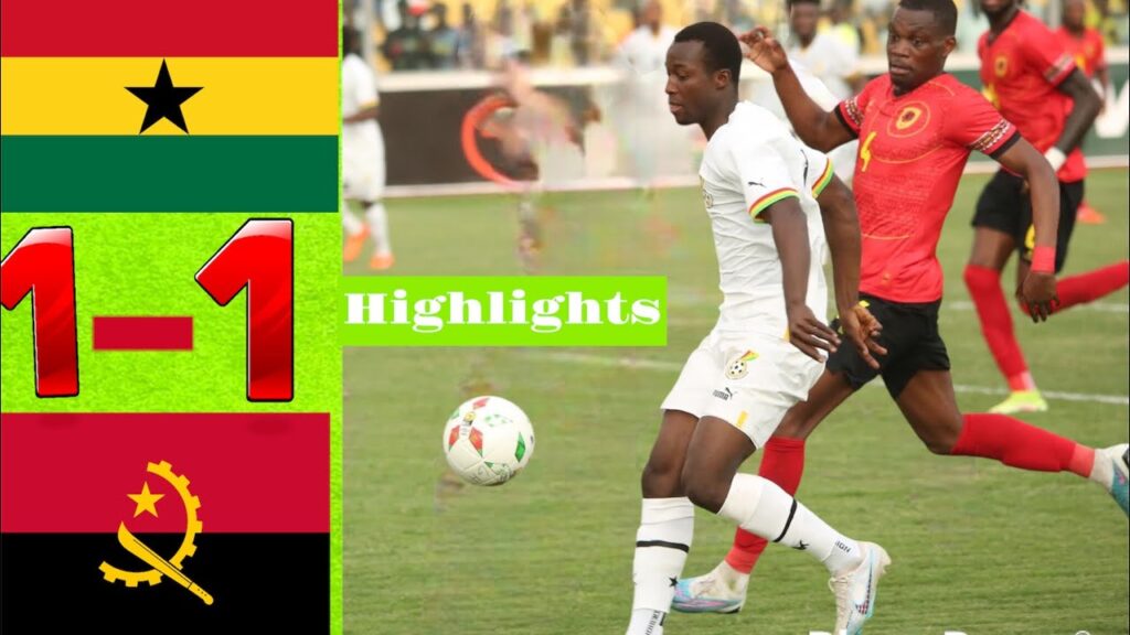 ANGOLA 🇦🇴 1-1 🇬🇭GHANA: BLACK STARS FORWARD OSMAN BUKARI SCORES IN 30 SECONDS