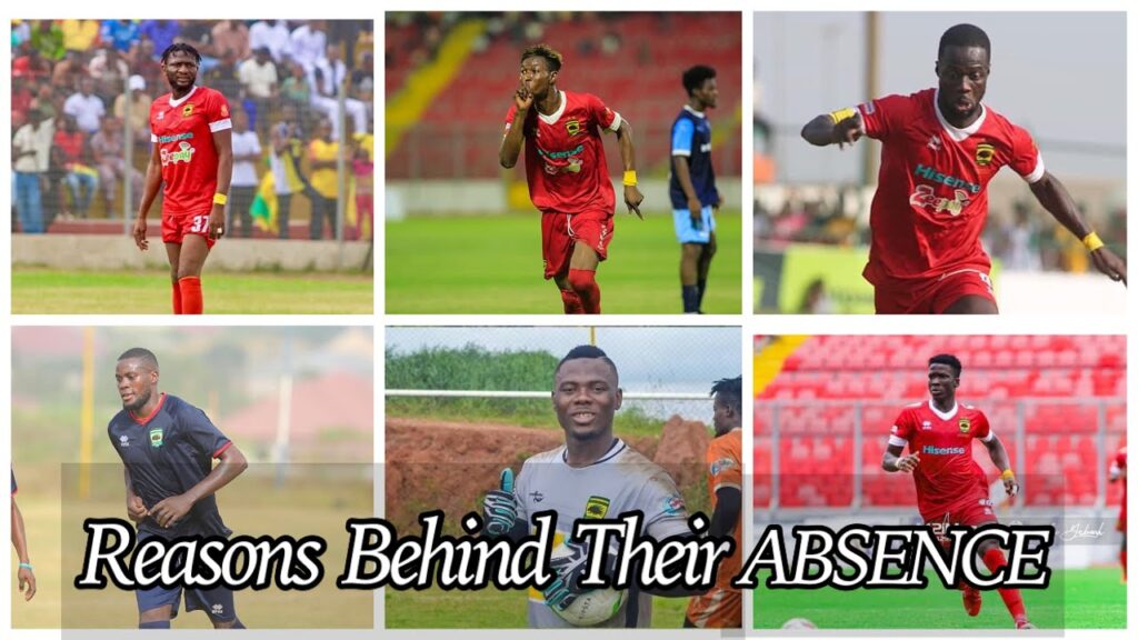 Asante Kotoko News:Why Danlad Ibrahim,Mo Ahlassan,Morrison,Zeze, Mfegue were missing vs Goldstars.