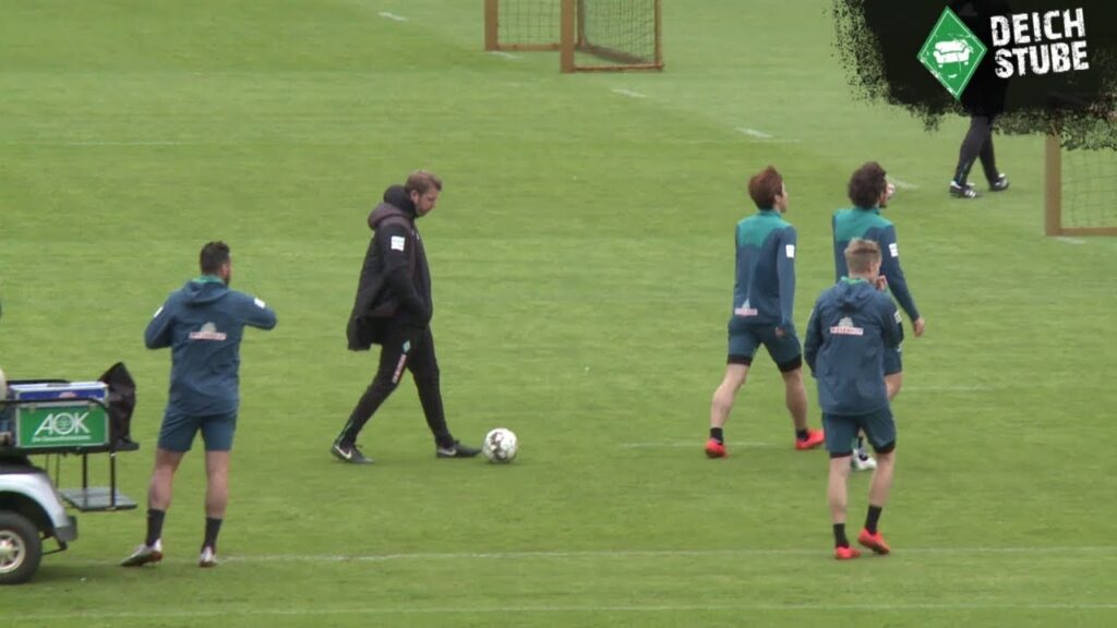 Werder-Training: Kohfeldt tunnelt Veljkovic - und der merkt's nicht mal