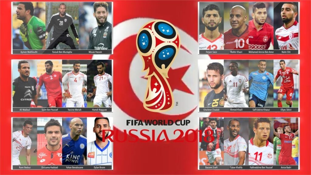 Tunisia 2018 World Cup Squad