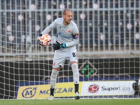BORJAN ODBRANIO DVA PENALA: Zvezda posle penal serije prošla u polufinale Kupa Srbije / 3.05.2023.