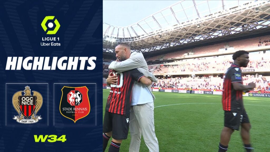 OGC NICE - STADE RENNAIS FC (2 - 1) - Highlights - (OGCN - SRFC) / 2022-2023