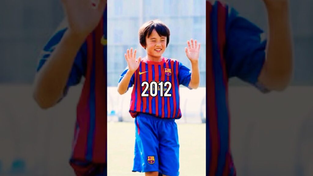 Takefusa Kubo Evolution 2012-2023 🧗🏻🇯🇵| #takefusakubo #realsociedad #laliga #evolution #shorts