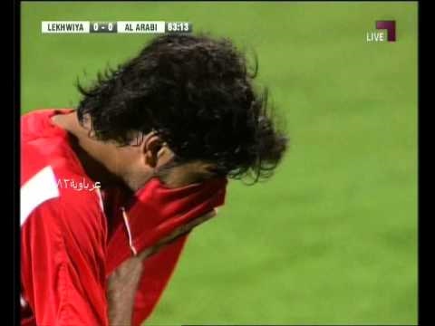 طرد مستحق لكريم بوضيف لاعب الخويا