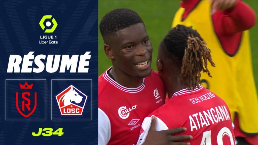 STADE DE REIMS - LOSC LILLE (1 - 0) - Résumé - (SdR - LOSC) / 2022-2023