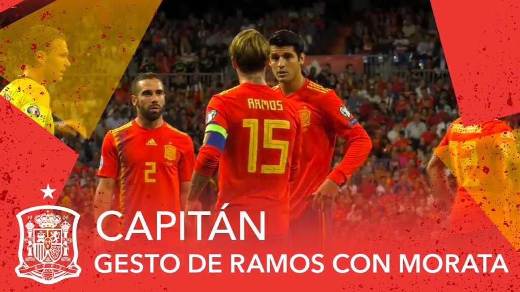 El gesto de Sergio Ramos con Álvaro Morata. Cómo el capitán le cedió el penalti ante Suecia