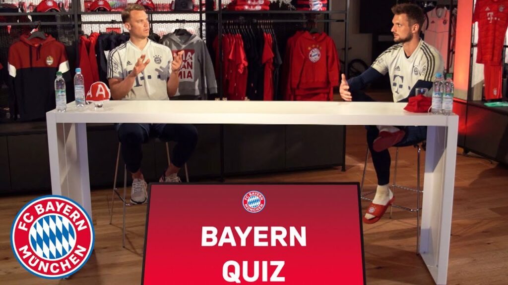 The big FC Bayern quiz with Manuel Neuer and Sven Ulreich The big FC Bayern quiz with Manuel Neuer and Sven Ulreich