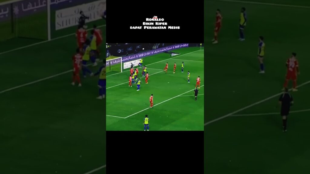 Ronaldo 2 Kali Membuat Kiper Al Wehda Terkapar