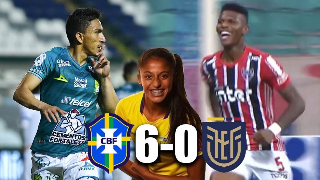 GOLAZO DE ROBERT ARBOLEDA | BRASIL 6-0 ECUADOR | GOL DE ÁNGEL MENA | GUSTAVO ALFARO HABLÓ DEL KITU