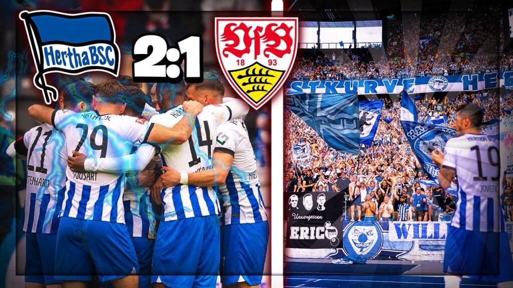 Wir LEBEN & WAHNSINNS STIMMUNG! | Stadion Vlog: Hertha BSC gegen VfB Stuttgart 2:1 Bundesliga