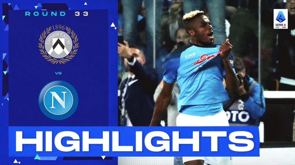 Udinese-Napoli 1-1 | Napoli are champions of Italy! Goals & Highlights | Serie A 2022/23