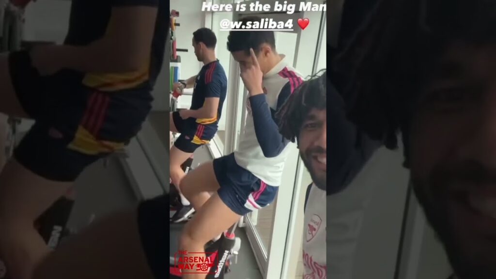 MAN CITY PENDING! | Arsenal Defender William Saliba Steps Up Recovery From Back Injury 😍🙌 #Shorts