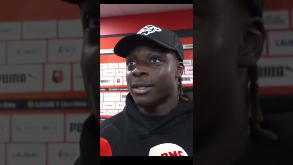 Jérémy Doku après Stade Rennais - Angers (4-2) #Ligue1 #Doku