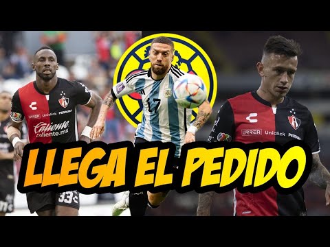 PRIMER PEDIDO DEL AMERICA ESTA AMARRADO CONFIRMAN A PAPU GOMEZ Y LAS DOS FIGURAS DEL ATLAS EN EL RAD