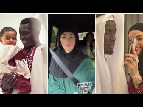 Idrissa Gana Gueye et sa famille toute mignonne pour la fête de Eid