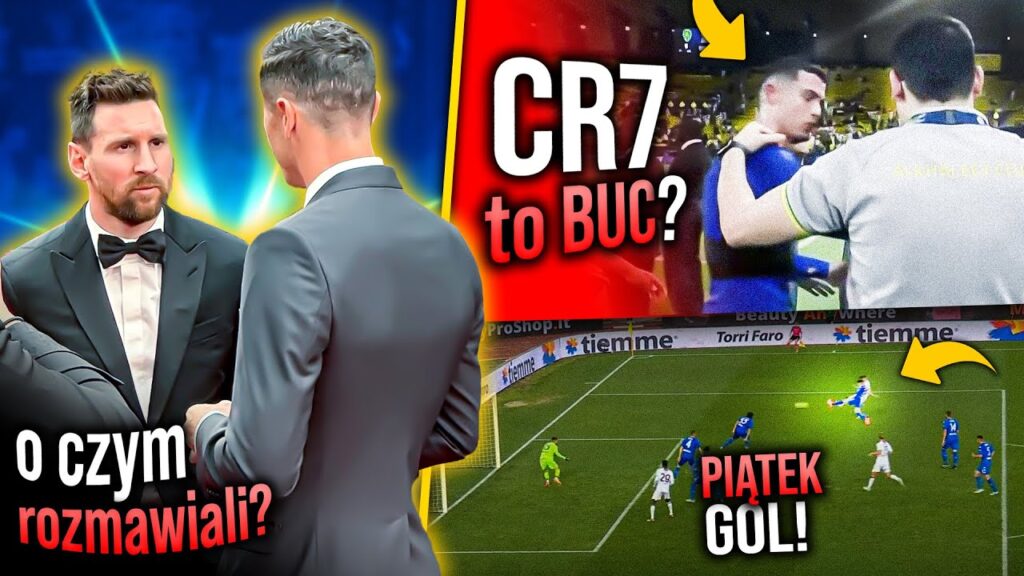 SPOTKANIE Messiego z Lewandowskim w Paryżu! BRZYDKIE zachowanie Cristiano Ronaldo! Piątek z BRAMKĄ!