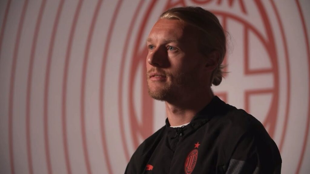 Simon Kjær Interview Prior to AC Milan vs Inter - Champions League