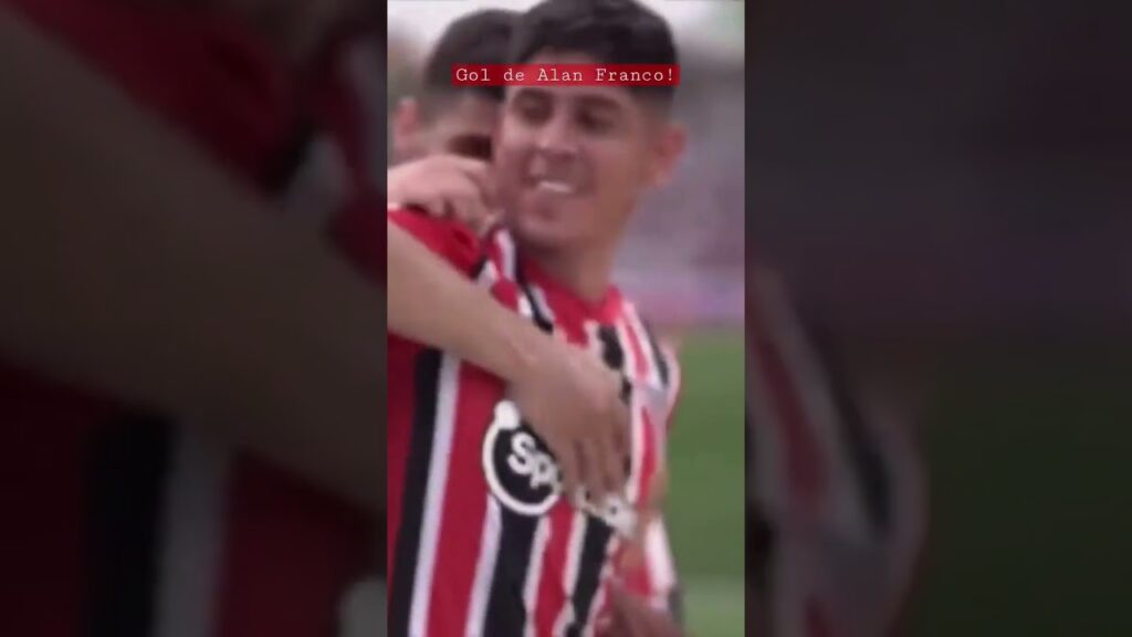Gol de Alan Franco na vitória do São Paulo contra o Santo André