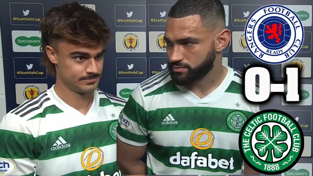 Jota Cameron Carter Vickers I Rangers FC 0 vs 1 Celtic I Post Match Interview