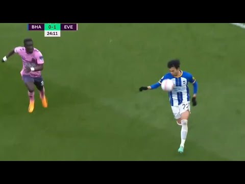 Kaoru Mitoma VS Everton (08/05/2023) With Commentary