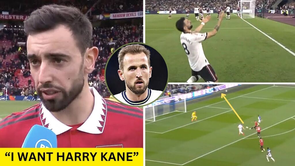 Here's why Bruno Fernandes needs Harry Kane at Man Utd