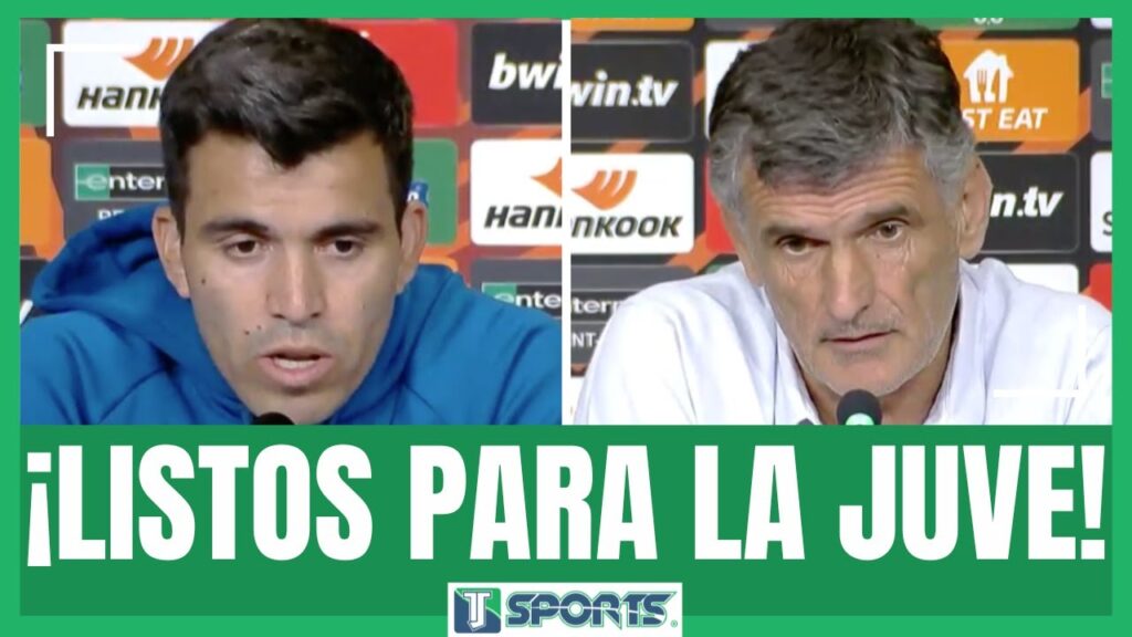 José Luis Mendilibar y Marcos Acuña HABLAN previo a la Semifinal entre el Sevilla y Juventus en UEL