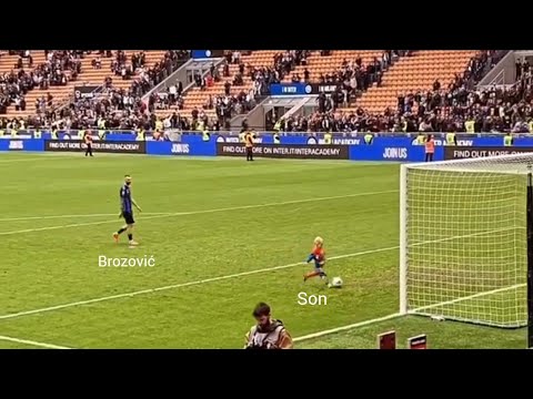Marcelo Brozović watched his son score goal after Inter Milan vs Lazio 👀😀⚽