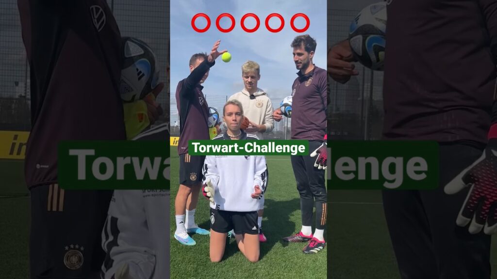 REACTION-Challenge 🧤⚽️ Götze & Trapp vs. Lena