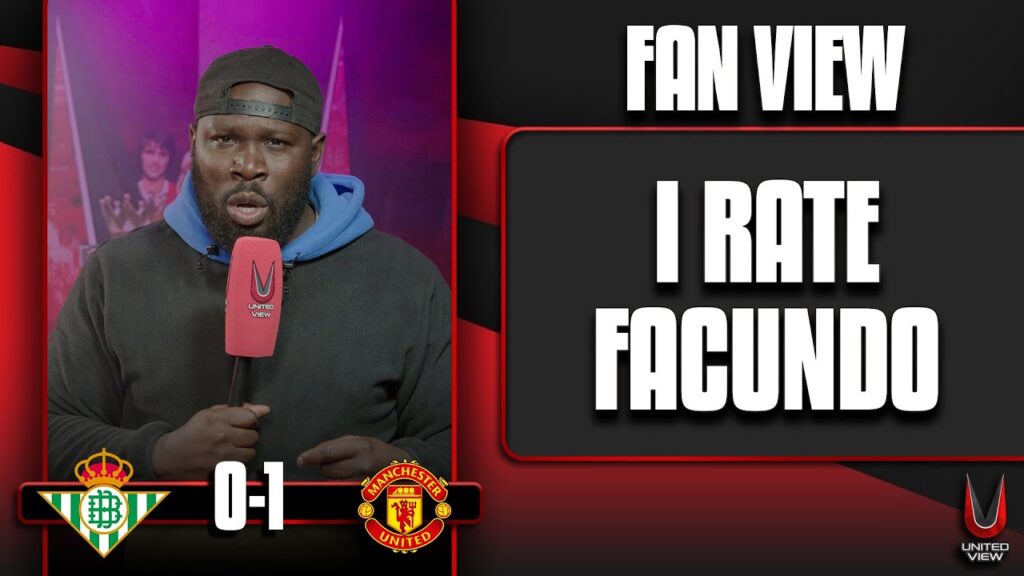 Facundo Pellistri IMPRESSED ME! | Real Betis 0-1 Man United | Fan View (KG)