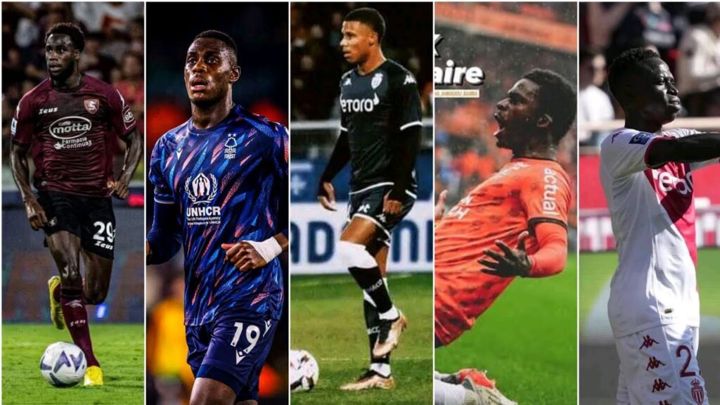 Krepin Diatta buteur, Moussa Niakhate et Ismail Jakobs et Bamba Dieng et Boulaye Dia  joueur...