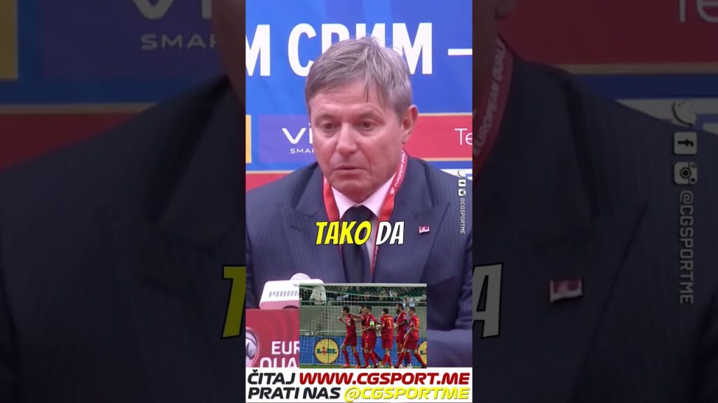 Dragan Stojković Piksi poslije pobjede nad Litvanijom govorio o meču protiv Crne Gore u Podgorici