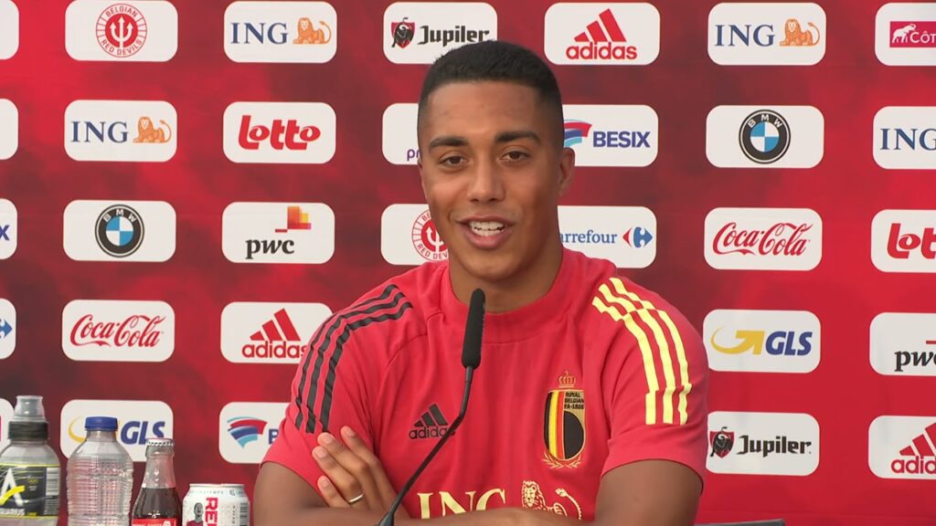 Youri Tielemans - Denmark v Belgium - Pre-Match Press Conference - Euro 2020