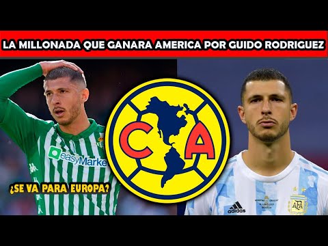 ✅🔥🦅LA MILLONADA QUE GANARA AMERICA POR GUIDO RODRIGUEZ ¿SE VA A EUROPA? SE VA CON LOS GRANDES