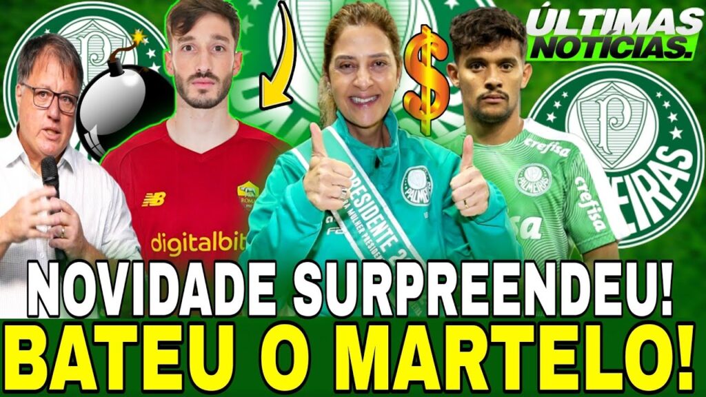 💣 BOMBA!! PINTOU REFORÇO!? MATIAS VIÑA CHEGANDO NO PALMEIRAS!? GUSTAVO SCARPA BATE O MARTELO! E+
