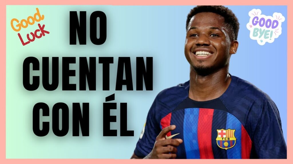 BOMBAZO XAVI NO CUENTA CON ANSU FATI EL 10 DEL BARÇA 😓