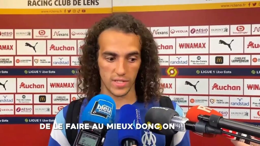 Matteo Guendouzi réaction après la défaite contre Lens @Kaboum13 #rclom