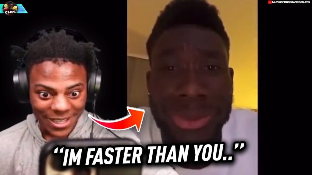 Speed claims that he's faster than Alphonso Davies..🤣
