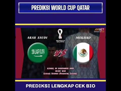 PREDIKSI SKOR ARAB SAUDI VS MEKSIKO 1 DESEMBER 2022 | PREDIKSI PIALA DUNIA #worldcupqatar #shorts