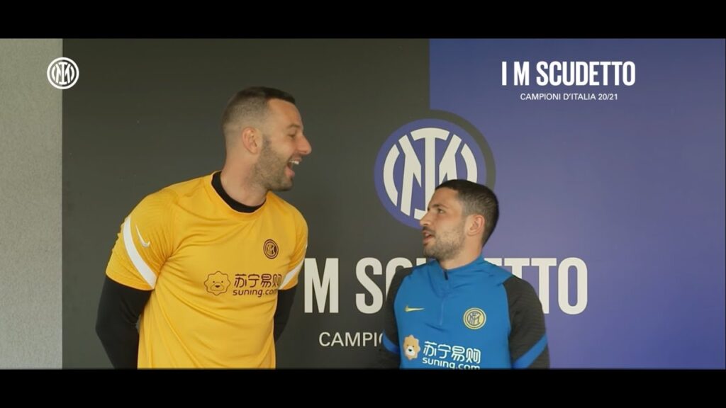 HANDANOVIC + SENSI: "Brozovic? He's a non-thinker...!" | Inter 20-21 🏆⚫🔵🇮🇹 #IMScudetto #Shorts