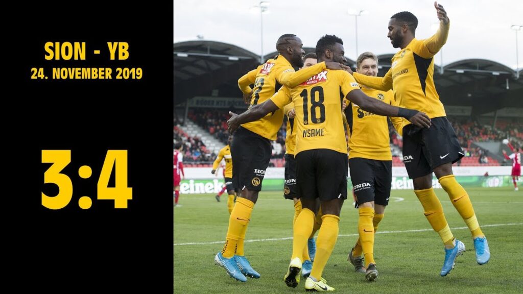 Sion - YB (3:4), 24.11.2019 - Raiffeisen Super League