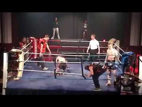 FRAZER PRING V LIAM RICKARD MAESTEG MUAY THAI SHOW WALES