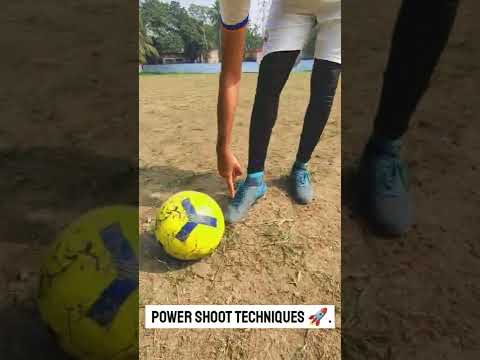 🔥 Power Shoot Tutorial | How To Do Power Shoot In Football ⚽| Power Shoot | 🚀💯 #shorts #viralshorts